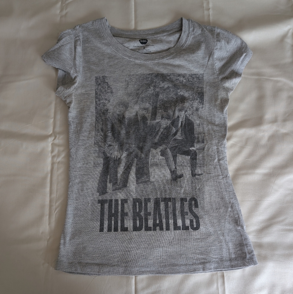 The Beatles Charcoal Juniors Tee